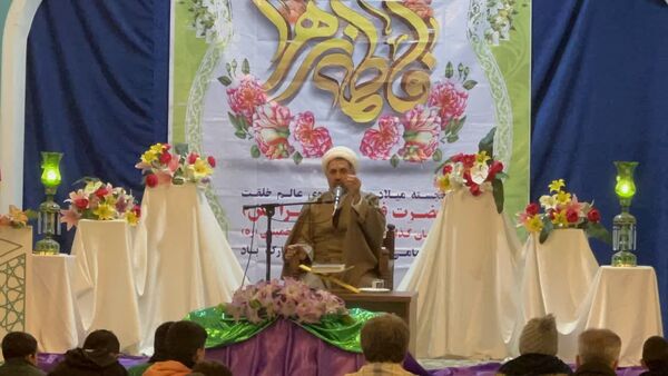 مراسم ولادت حضرت فاطمه زهرا(س) در آستان مقدس امامزاده عباس بن موسی(ع) بجنورد 