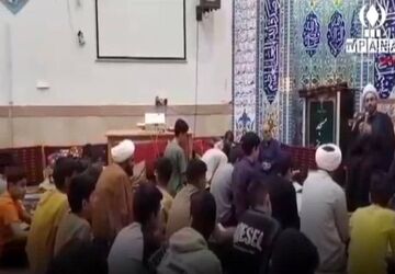 سه روز خلوت با خدا؛ حضور پررنگ نوجوانان سرخس در اعتکاف دانش‌آموزی