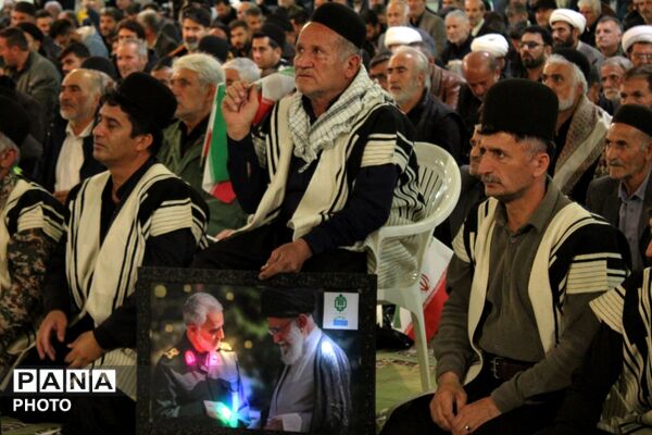 ‌حضور قوم بختیاری در تشییع شهید سجاد نادری