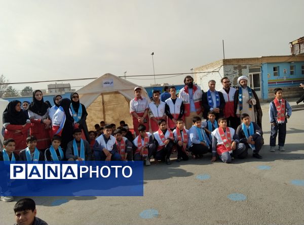 مانور سراسری زلزله در رضویه