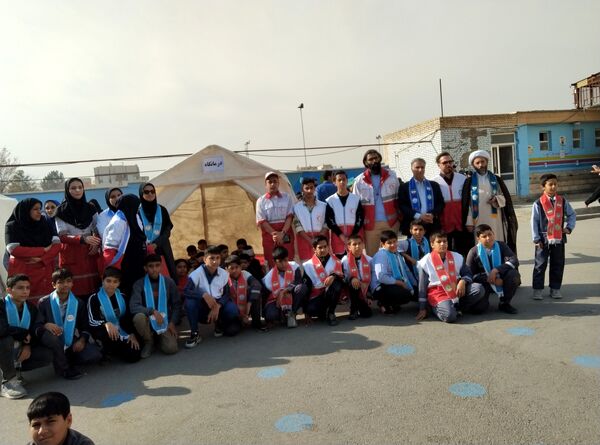مانور سراسری زلزله در رضویه