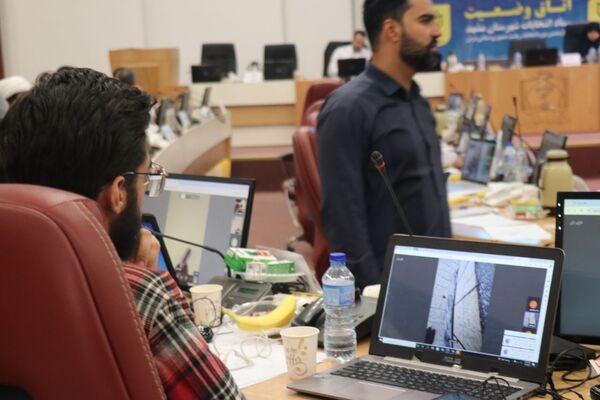 اتاق کنترل وضعیت ستاد انتخابات شهر مشهد در دور دوم انتخابات ریاست جمهوری 