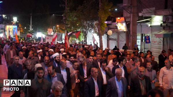 کوهدشت پرچمدار ولایت، اقتدار و صلابت،هفتادوچهارمین قرار شبانه
