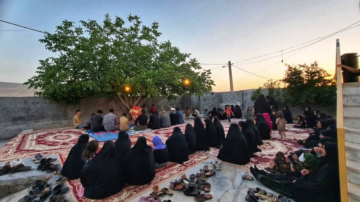 مراسم روضه‌های خانگی در شهرستان مارگون