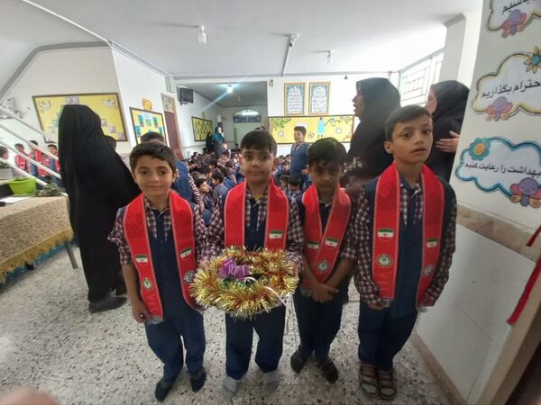 افتتاح کلاس بهداشت در دبستان پسرانه قمر بنی هاشم شهرستان زارچ