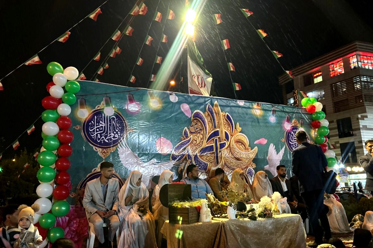 مراسم ازدواج زوج های شهرستان پردیس در سالروز ازدواج امام علی(ع) و حضرت زهرا (س)