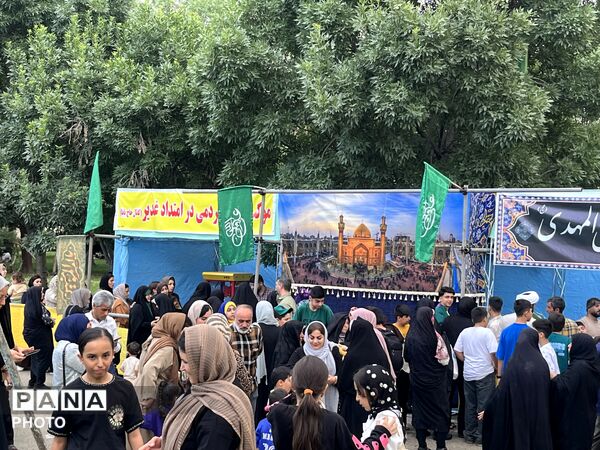 عید غدیر با شور مردمی و برنامه‌های متنوع در پارک کوثر نظرآباد 