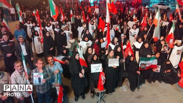 حضور حماسی نورآبادی‌ها در صد و نود و نهمین موج بیعت
