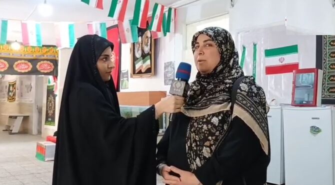 اسکان زائران مراسم تشییع رهبر شهید در دبیرستان دارالزهرا(س) 