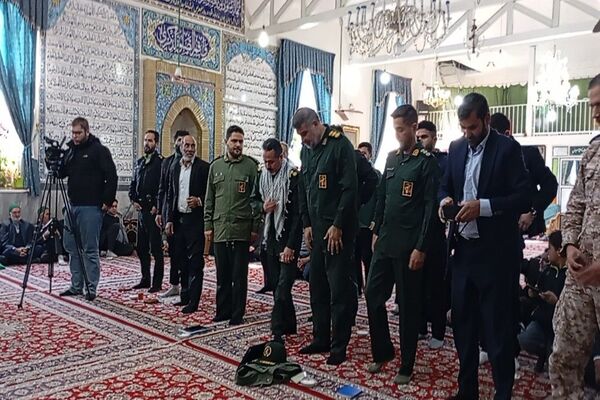 مراسم تکریم و معارفه فرمانده حوزه مقاومت بسیج شهر بار