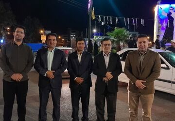 بیعتی خستگی‌ ناپذیر در میدان امام خمینی (ره) در نود وهشتمین قرار شبانه ،  شهرستان کوهدشت