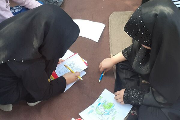  مراسم ختم دعای عرفه کنار مزار شهدای گمنام نسیم شهر 