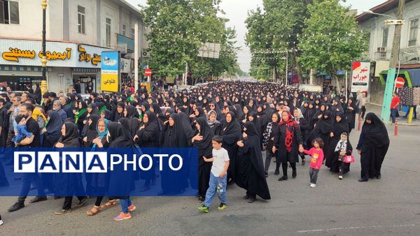 دسته عزاداری سیدالشهداء خدمت در قائمشهر