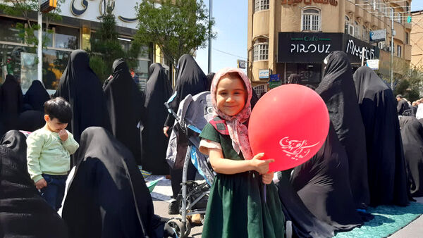 جلوه های از راهپیمایی روز قدس در کهک، جعفریه و روستای صرم قم