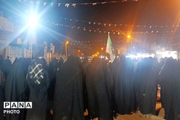 تجلی همبستگی مردم رودبار جنوب در سه‌ راه بانک ملی