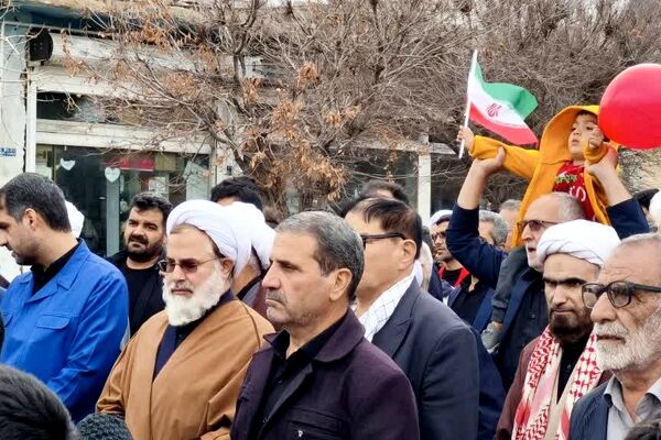 راهپیمایی حماسی مردم شهر جعفریه قم