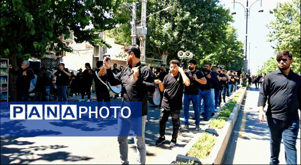 مراسم تاسوعای حسینی در شهرستان گالیکش