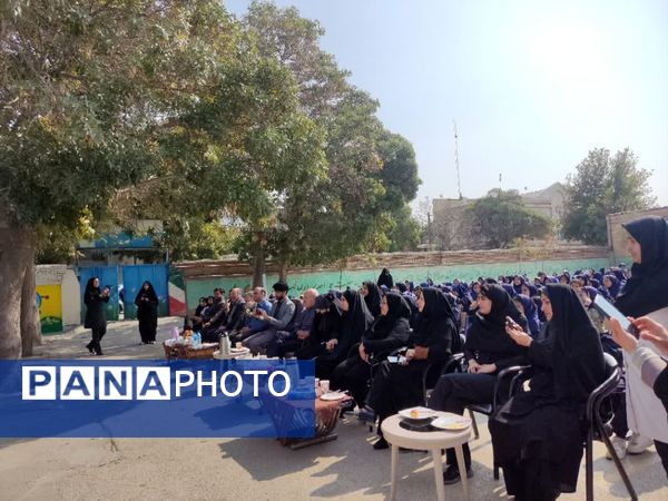 جشنواره غذا در مدرسه مدرس شهرستان چناران