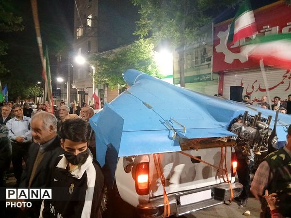 پهپاد‌های شاهد ۱۳۸ در دل خیابان های کرج
