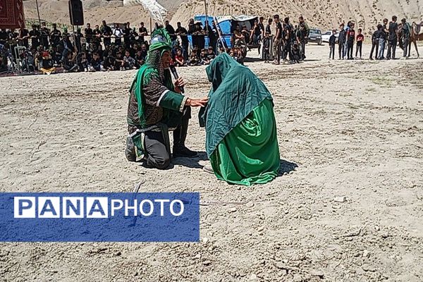 مراسم روز اربعین حسینی و تعزیه‌خوانی در شهر بار 