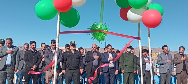  آیین افتتاح طرح شهید سردار سلیمانی در باخرز