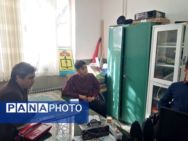 جلسه شورای پانا دبیرستان نمونه آیت الله خامنه ای 