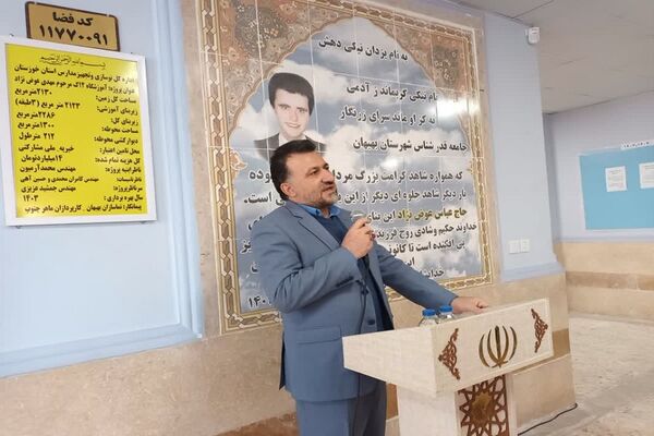 افتتاح مدرسه ۱۲ کلاسه زنده یاد مهدی عوض نژاد در بهبهان