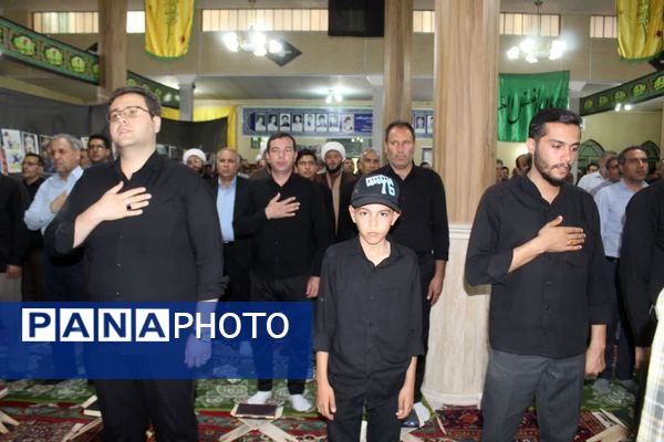 ادای احترام به حماسه‌سازان مقاومت؛ مراسم چهلم شهدای جنگ ۱۲ روزه در ملکان