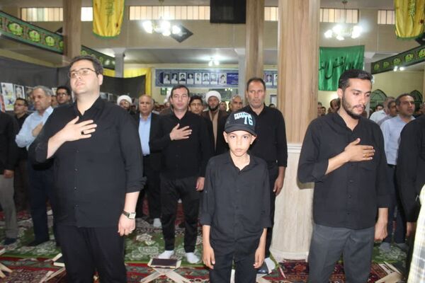 ادای احترام به حماسه‌سازان مقاومت؛ مراسم چهلم شهدای جنگ ۱۲ روزه در ملکان