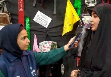 مراسم اربعین امام حسین علیه السلام  در گلزار گمنام شهدا طوری دیگر دلربایی می کند