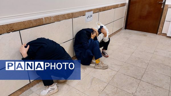 مانور زلزله در مدارس ناحیه1 زنجان