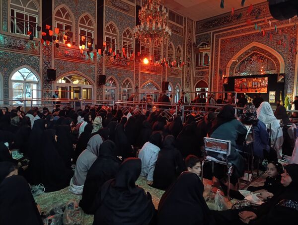 عزاداری شب یازدهم ماه محرم در تکیه ابوالفضلی 