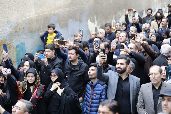 تشییع پیکر شهدای خدمت در تبریز