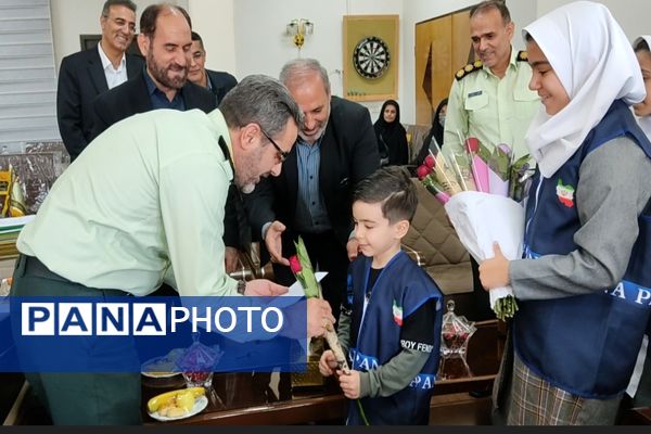 دیدار مدیرکل آموزش وپرورش اردبیل با فرمانده نیروی انتظامی استان 