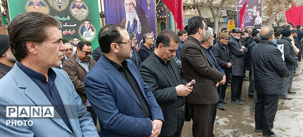 تشییع دو شهید شهرستان بجنورد در استان خراسان شمالی 