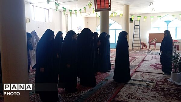 اردوی جهادی نوجهادان دانش‌آموز در دبستان مودت روستای لارک