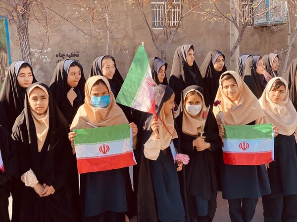 مراسم استقبال از شهید گمنام در شهرستان مه‌ولات