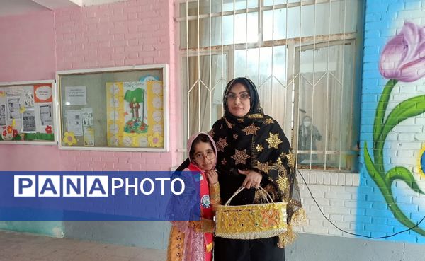 برگزاری آیین کهن «حق لیلی» در مدرسه شهید ابراهیم تنیده هرمزگان