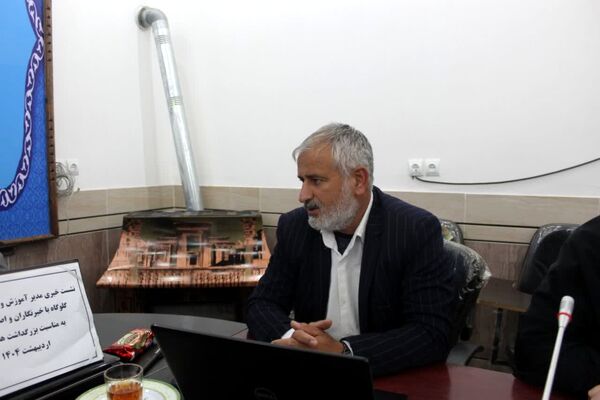 نشست خبری مدیر آموزش و پرورش گلوگاه به‌مناسبت هفته معلم 