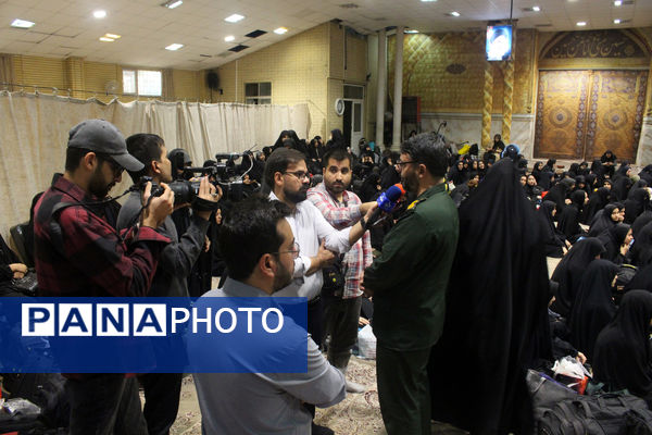 اعزام نخستین گروه از دختران دانش‌آموز ناحیه یک قم به اردوی راهیان نور