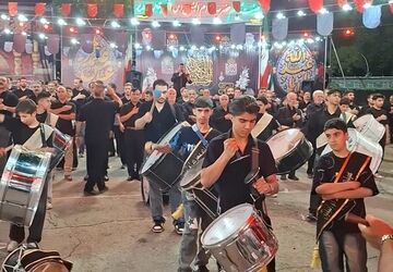 عزاداری هیئت‌های مذهبی شهرستان ملایر در تاسوعای حسینی