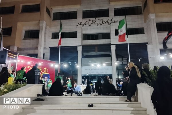طنین عزای حسینی در اداره‌کل آموزش و پرورش فارس به میزبانی ناحیه سه شیراز