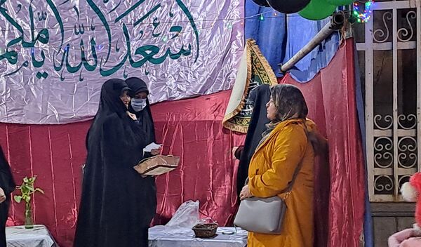 موکب پذیرایی شهید مصطفی صدر زاده به‌مناسبت میلاد امام علی (ع) در نیشابور 