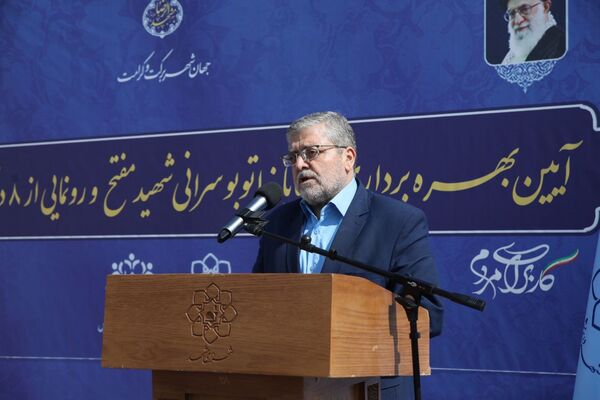 افتتاحیه پایانه شهید مفتح و رونمایی از ٨ اتوبوس جدید