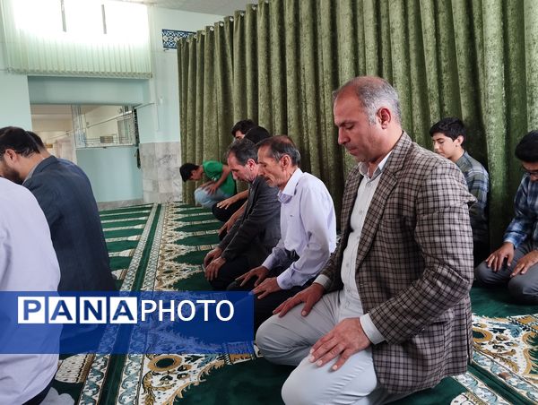 موکب دبیرستان ناصر در آموزش  و پرورش ناحیه ۷