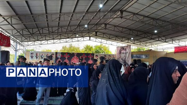 حزن عاشورایی در گلزار شهدای سیدمحمد کازرون