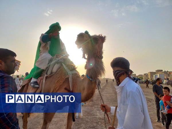 بازسازی واقعه غدیر در محله شهر قائم قم