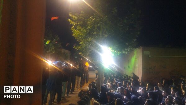مراسم عزاداری  شب نهم تاسوعا حسینی درشهرستان ایوان