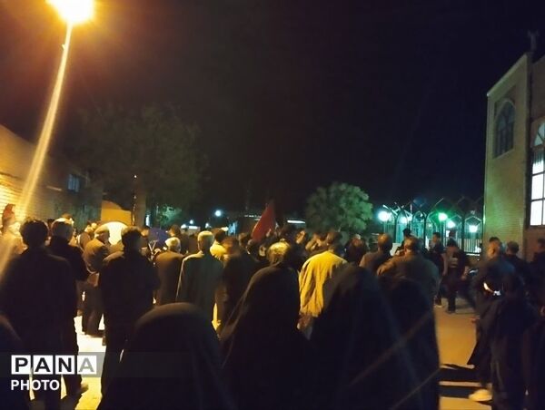 مراسم اربعین امام شهید آیت الله خامنه ای و دانش آموزان میناب در روستای مهدی آباد خلیل آباد 