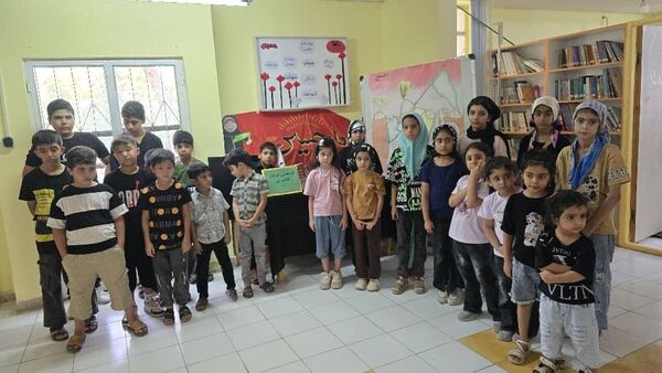 گردهمایی کودکان عاشورایی در کانون پرورش فکری کودکان و نوجوانان حاجی‌‌‌آباد 